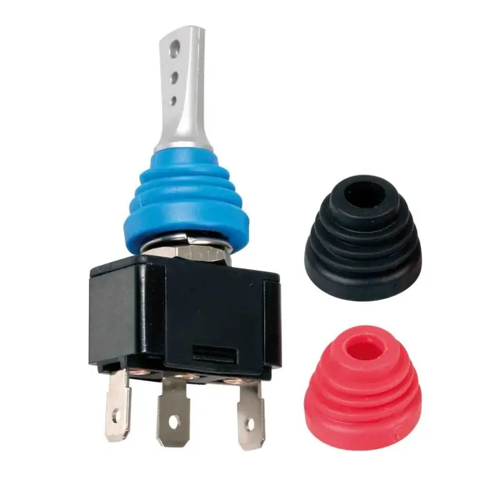 Interruttore A Leva Con Cuffie Intercambiabili 12/24v 20a Interruttori E Relè Cablaggio Elettrico Pagamento Sicuro