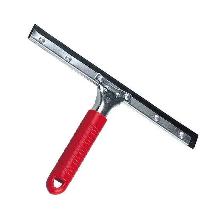 Di Tendenza Spatola Asciugavetro In Metallo 25 Cm Pulivetro Lavaggio