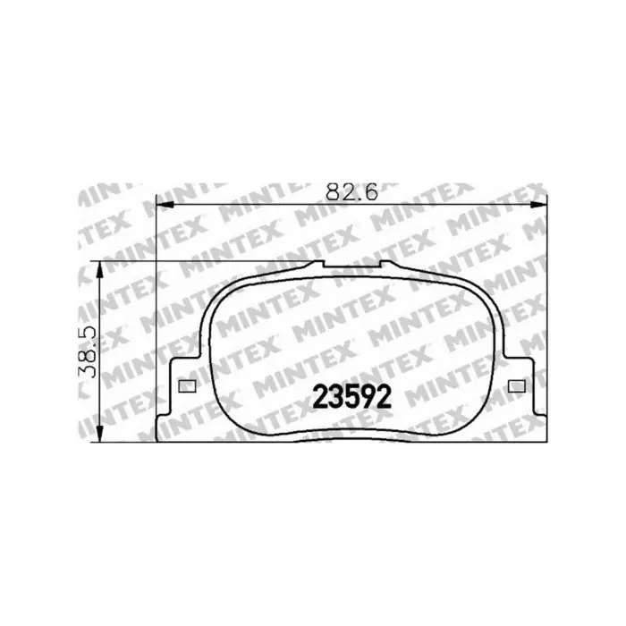Offerta Speciale Pastiglie Freno Jaguar X-type Estate 2.2 D 2007 01-2009 12 Mintex