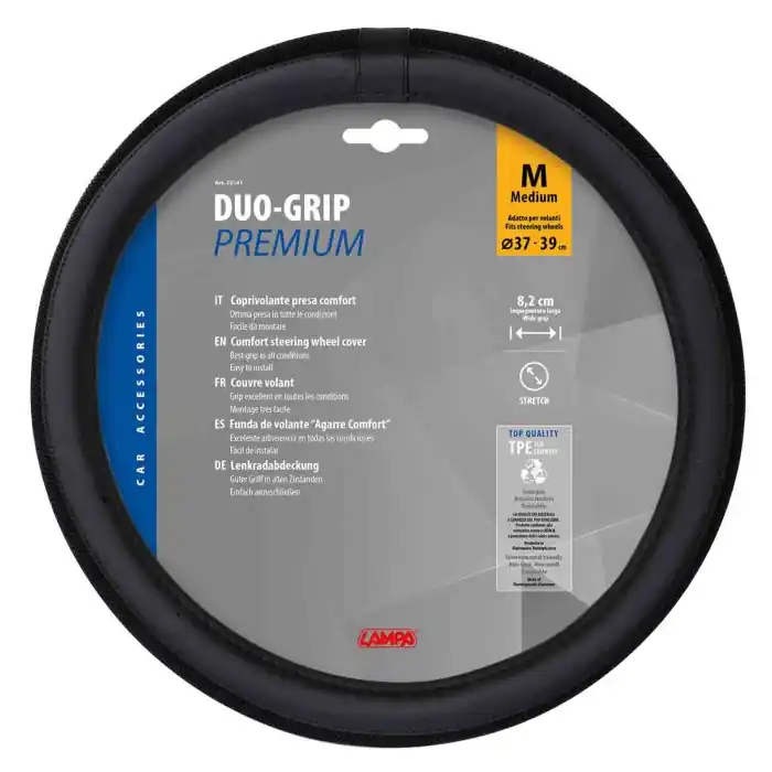 Duo Grip Coprivolante In Skeentex M Ø 37/39 Cm Nero Coprivolanti In Skeentex Coprivolanti Compra Online