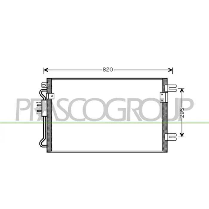 Condensatore Per Chrysler/dodge Voyager - Caravan Dal 2001 Al 2004 Soddisfatti O Rimborsati