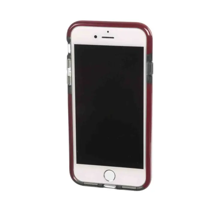 Consegna Rapida Alpha Guard Cover Ultra Protettiva Anti Shock Flessibile Apple Iphone 7/8 Fumè/rosso Custodie E Cover