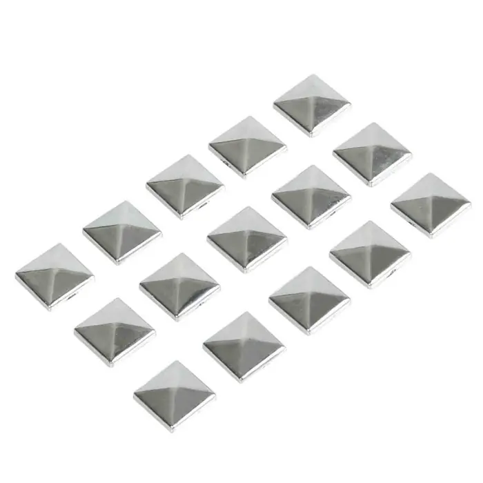 Decor Studs Borchie Cromate 15 Pz 10x10 Mm Ornamenti Adesivi Profili E Ornamenti Saldi