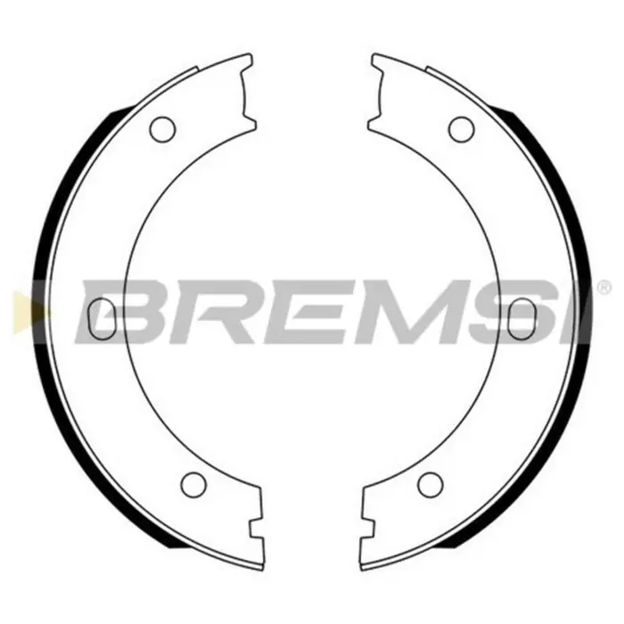 Kit Ganasce Freno Stazionamento Posteriore Ferrari 456 Gt/gta Gf0131 162820 S.f. Brembo Bremsi Di Tendenza