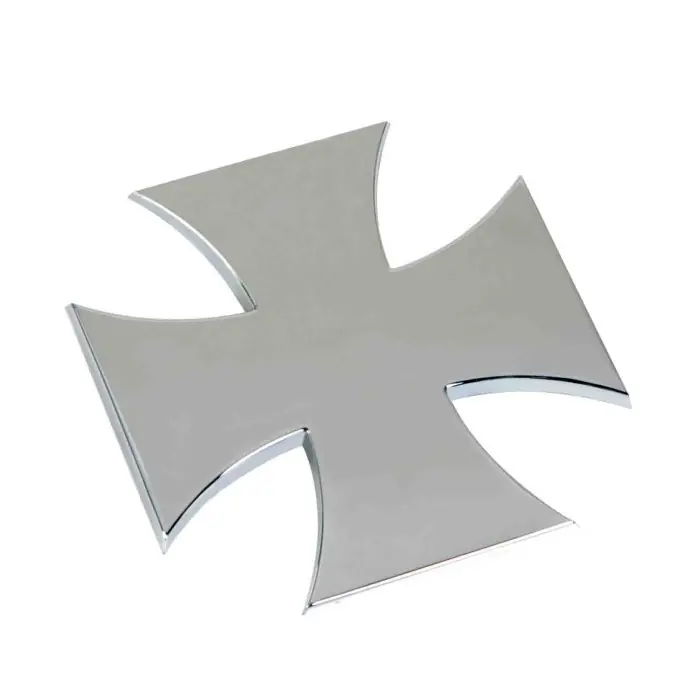 Emblema 3d Cromato Cross Emblema 3d Cromato Emblemi 3d Compra Adesso