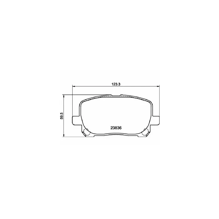 Pastiglie Freno Toyota Avensis Verso 2.4 2001 08-2007 08 Mintex Non Perdere
