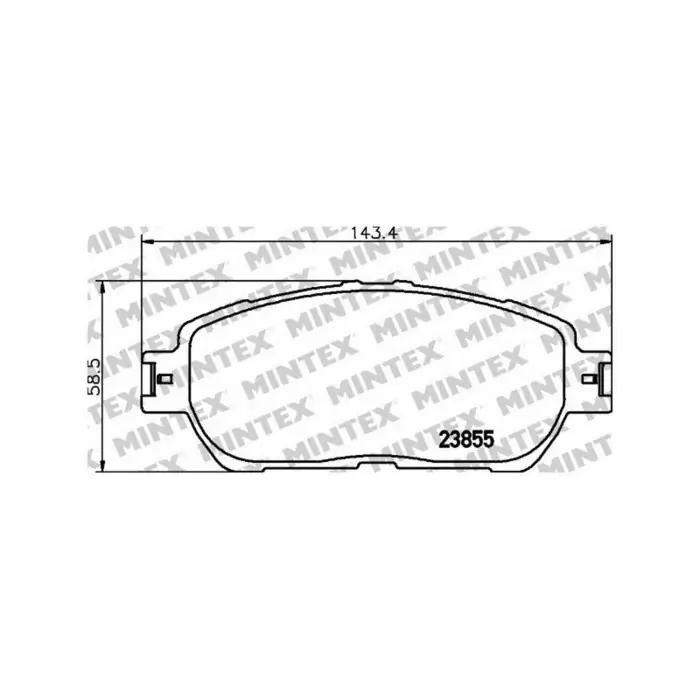 Pastiglie Freno Nissan Primera Hatchback 1.6 2002 07-2008 12 Mintex Offerta Limitata
