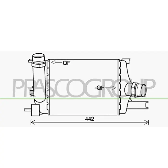 Ultimissimo Modello Intercooler Per Dacia Duster Dal 2013 Al 2017