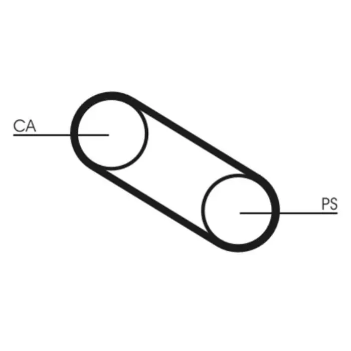 Cinghia dentata CT667 CONTINENTAL CTAM per FIAT Prezzo Scontato