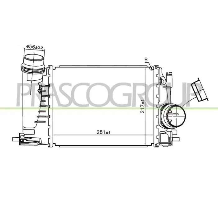 Più Venduto Intercooler Per Nissan Qashqai (j11) Dal 2017 Al 2021
