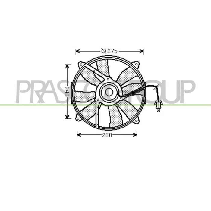 Ultime Pezzi Ventola Per Mercedes C Class (w202) Dal 1993 Al 2000