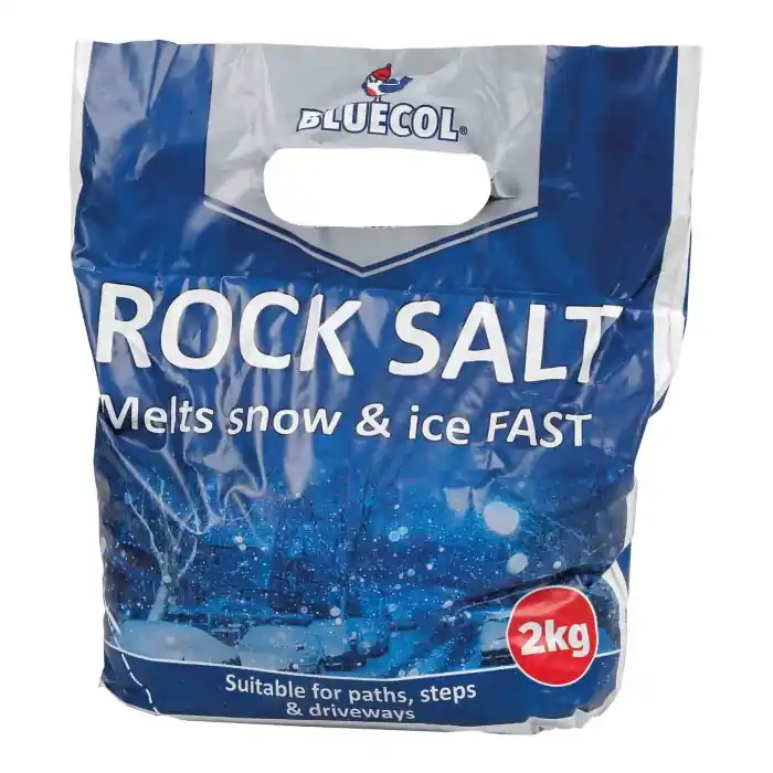 Bluecol Rock Salt Sale Antighiaccio 2 Kg Pale Da Neve Ghiaccio E Neve Sconto