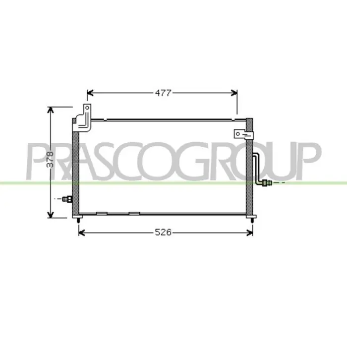 Subito Disponibile Condensatore Per Chevrolet/daewoo Matiz Dal 2001 Al 2004
