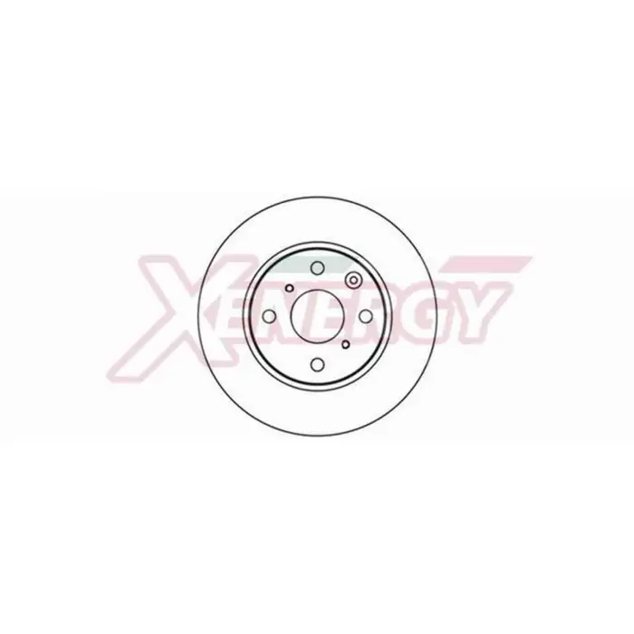 Coppia Dischi Freno X602041 AP XENERGY per PEUGEOT CITROEN TOYOTA Promozione