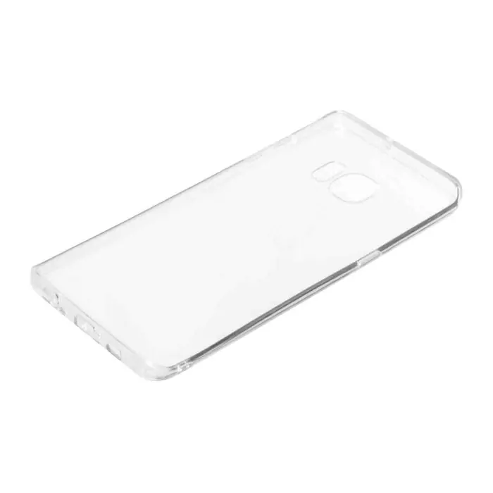 Reso Gratuito Clear Cover Cover Trasparente Rigida Con Cornice In Gomma Samsung Galaxy S6 Edge+ Custodie E Cover