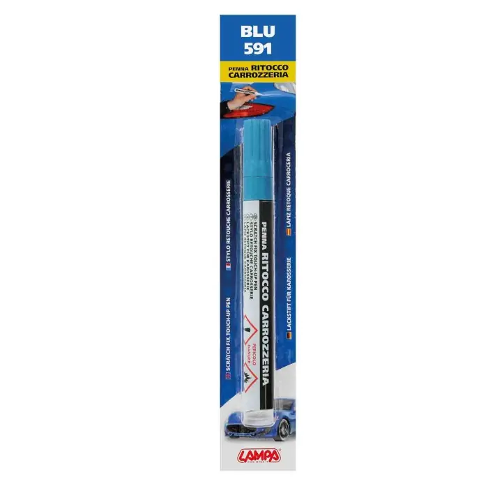 Penna Ritocco Carrozzeria Blu 591 156-a6-serie 1-serie 3-x3-x6-doblo'-idea-qubo-i10-i20-207-308-fabia-octavia Lampa Scelto Dai Clienti