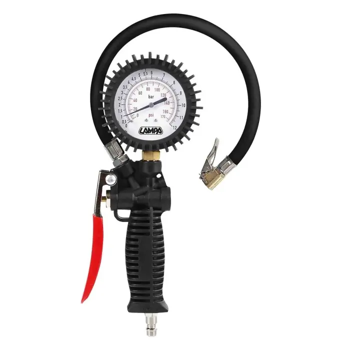 Compra Adesso Gonfia Pneumatici Con Manometro 270° Di Precisione Max 12 Bar/170 Psi Prova Pressione Pneumatici Pressione Pneumatici