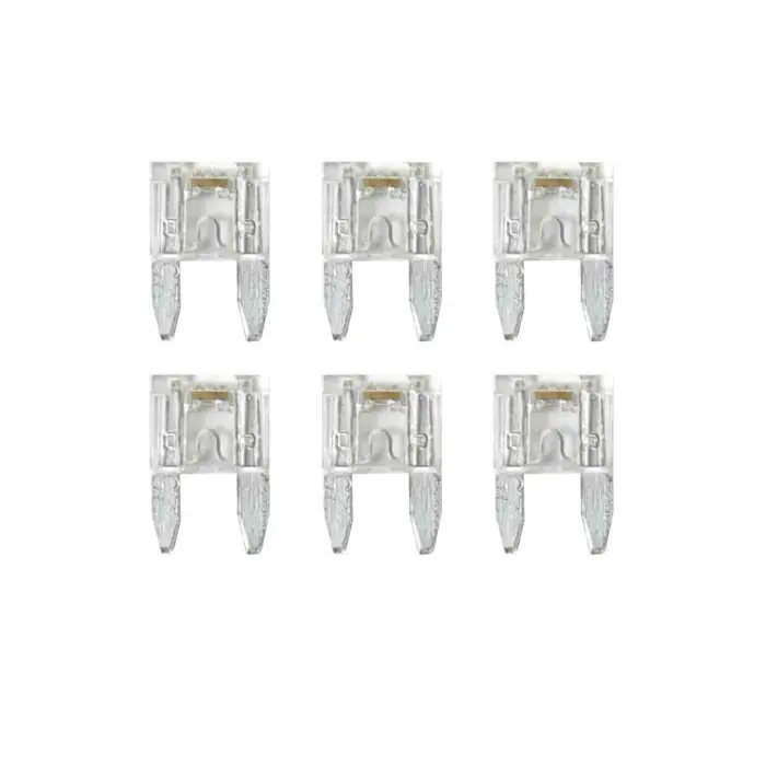 Smart Led Set 6 Micro Fusibili Lamellari Con Spia A Led 12/32v 25a Fusibili Fusibili Ultime Pezzi