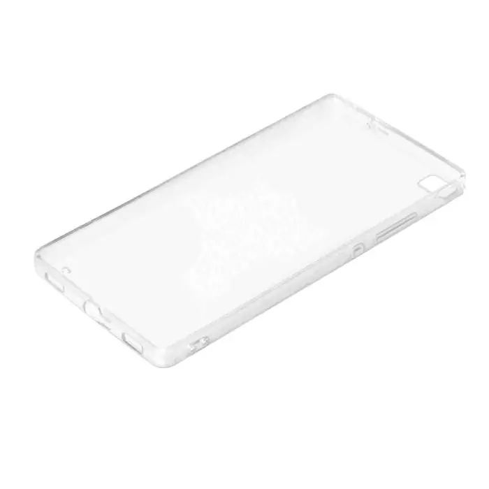 Clear Cover Cover Trasparente Rigida Con Cornice In Gomma Huawei P8 Clear Cover Cover Trasparente Rigida Con Cornice In Gomma Non Perdere