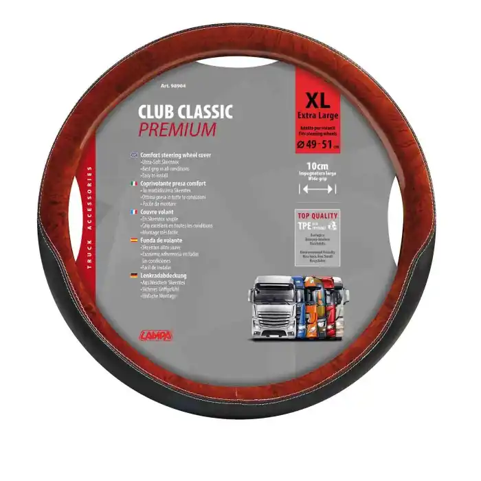 Nuovo Arrivo Club Classic Coprivolante In Skeentex Xl Ø 49/51 Cm Coprivolanti In Skeentex Coprivolanti