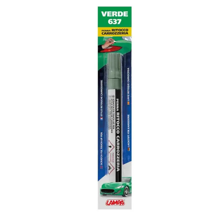 Penna Ritocco Carrozzeria Verde 637 Fiat Grande Punto-punto Evo Penne Ritocco Carrozzeria Lampa Consegna Rapida