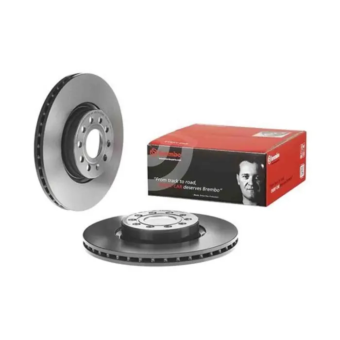 A Buon Prezzo Coppia Dischi Freno 09.9772.11 BREMBO per AUDI VW SEAT SKODA