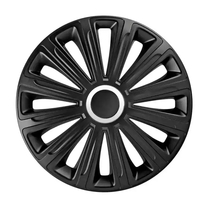 Trend Black Set 4 Copricerchi Ø 15" Copricerchi 4 Pz Verniciati Tech One Copricerchi Ultimissimo Modello