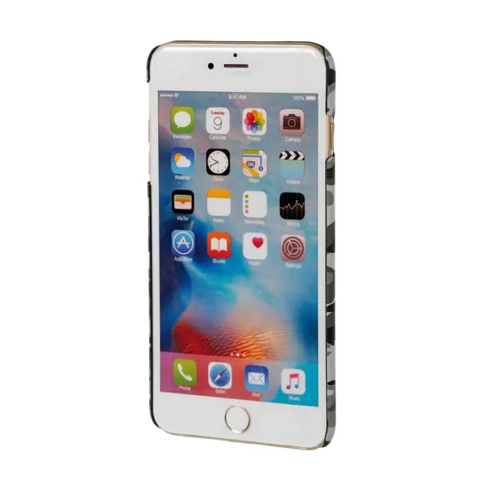 Reso Gratuito Stylish Cover Gommata Sottile Apple Iphone 6 Plus/6s Plus Grey Camo Stylish Cover Gommata Custodie E Cover