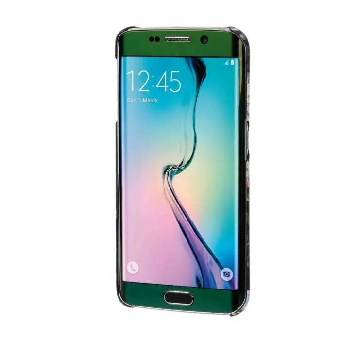Ordina Subito Stylish Cover Gommata Sottile Samsung Galaxy S6 Edge Flowers Stylish Cover Gommata Custodie E Cover