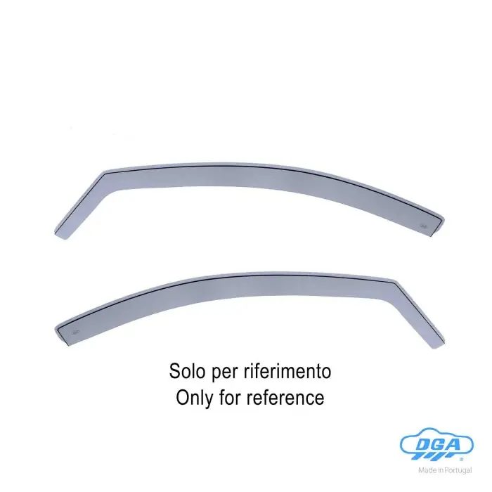 Professionale Set Deflettori Aria Anteriori Adesivi Toyota Yaris Cross 5p Anteriori Adesivi Deflettori Aria Su Misura Dga