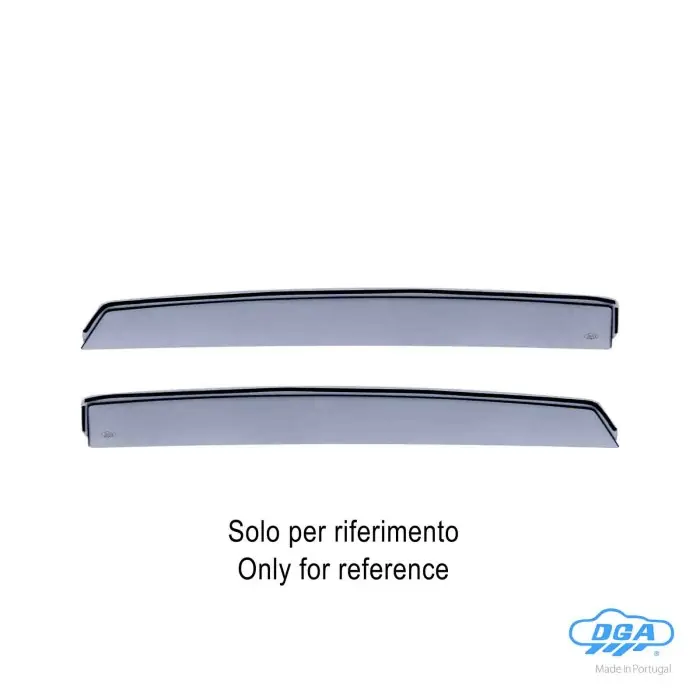 Ultimissimo Modello Set Deflettori Aria Posteriori Ad Incastro Kia Niro Posteriori Ad Incastro Deflettori Aria Su Misura Dga Dgb11528r