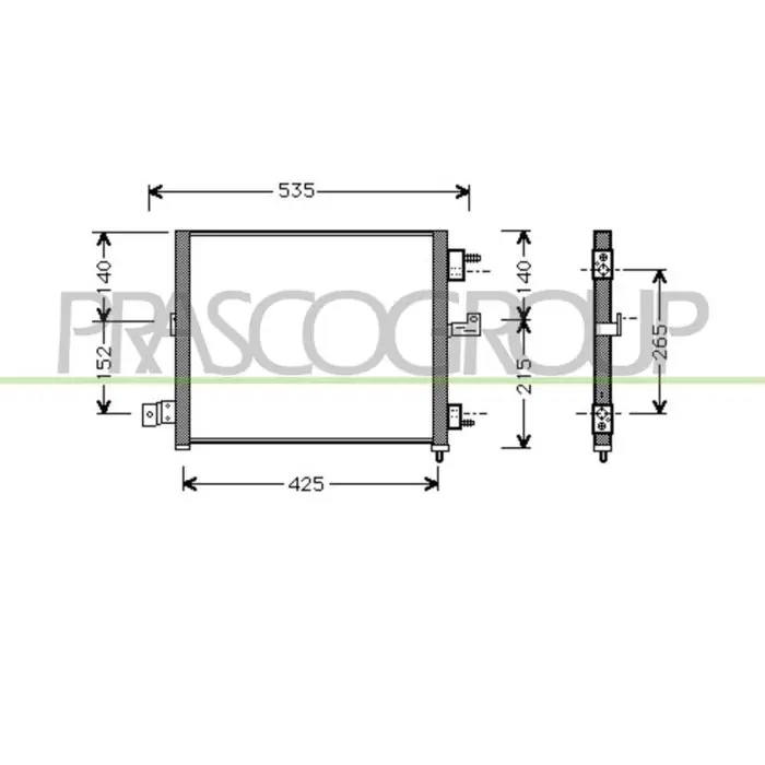 Condensatore Per Hyundai Atos Dal 1998 Al 2003 Spedito Oggi