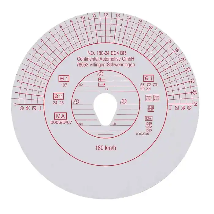 Pagamento Sicuro Original Kienzle Set 100 Pz Dischi Tachigrafo Omologati 180 Km/h Portadocumenti Portaoggetti