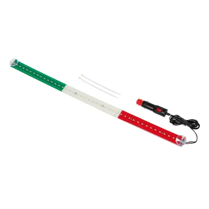 Promozione Esclusiva Bandiera Luminosa 60 Cm 42 Led 24v Italia Bandiere Ed Emblemi Decorazioni Luminose