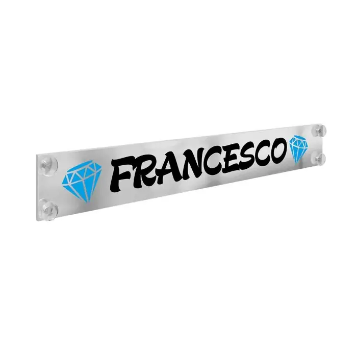 Saldi Mirror Uv Tabella Personalizzabile 100x13 5 Cm 9 11 Caratteri Tabelle Personalizzabili 12/24v Decorazioni Luminose