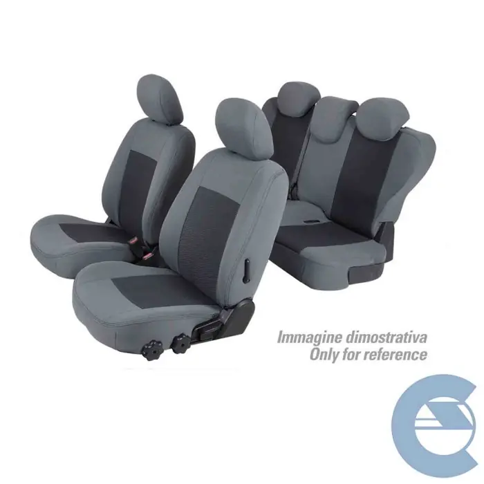 Set Coprisedili Superior Grigio/nero Fiat Grande Punto 3p-punto 3p Serie 15000 Coprisedili Su Misura Qc15053c Offerta Del Giorno