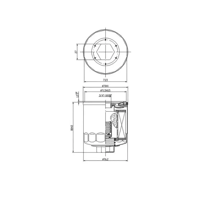 Spedizione Espresso Filtro Olio Volkswagen Polo V (6r1 6c1) Fl0023 Filtro Ad Avvitamento Bremsi