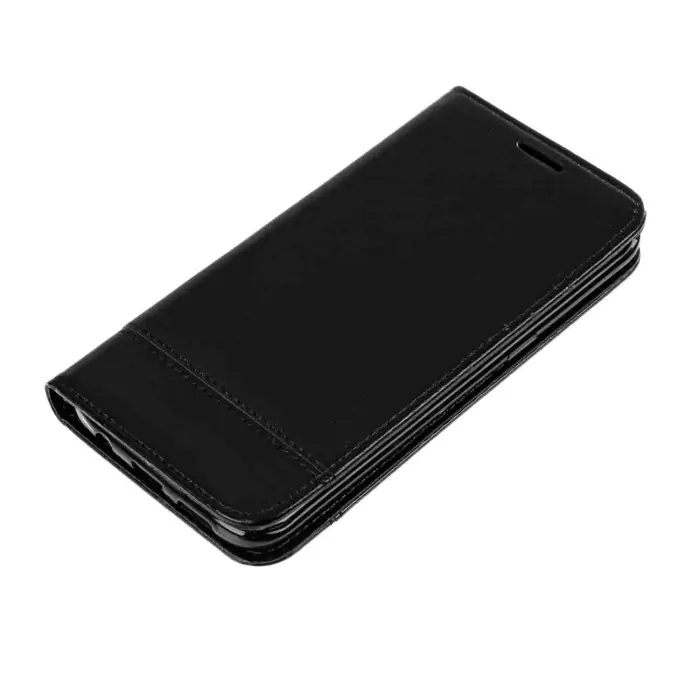 Wallet Folio Case Cover A Libro Samsung Galaxy S7 Edge Nero Custodie E Cover Prezzo Basso