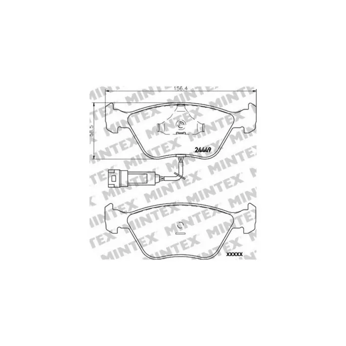 Offerta Lampo Pastiglie Freno Renault Megane I Classic 1.4 16v 1999 03-2003 08 Mintex