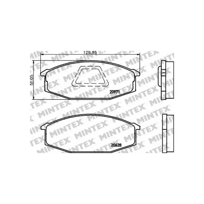 Occasione Pastiglie Freno Volkswagen Polo 45 1.0 1994 10-1996 09 Mintex