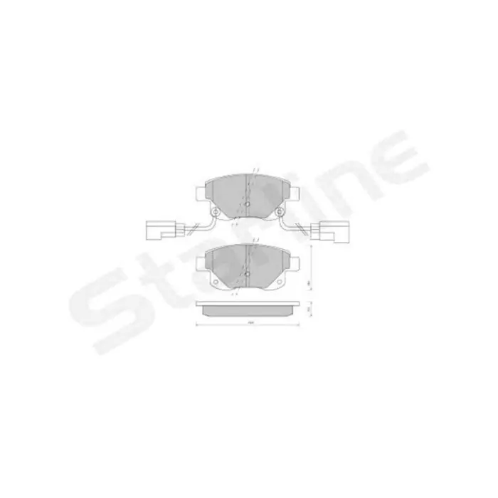 Kit pastiglie freno, Freno a disco BD S850P STARLINE per FORD Acquista Ora