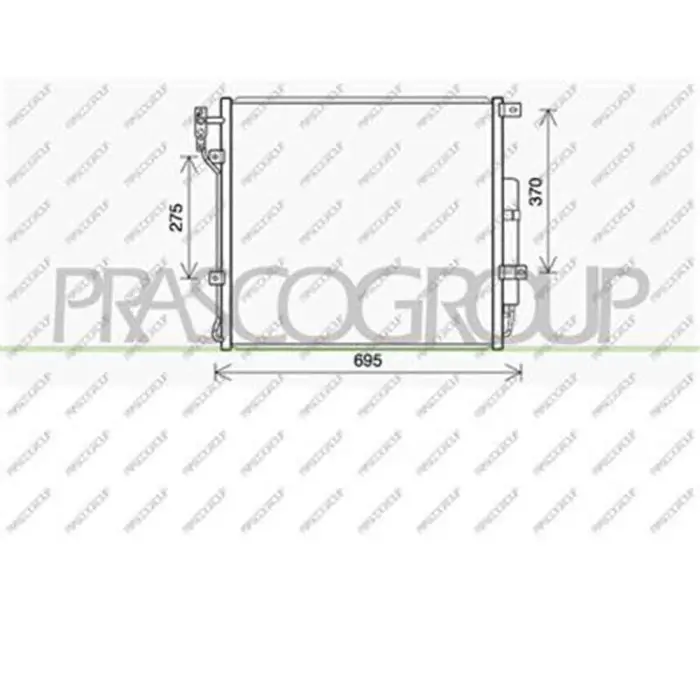 Condensatore Per Land Rover Range Rover - L322 Dal 2010 Al 2012 Ultime Pezzi