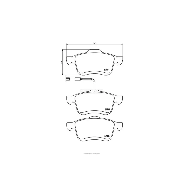 Kit pastiglie freno, Freno a disco BD S712P STARLINE per OPEL FIAT LANCIA Offerta Del Giorno