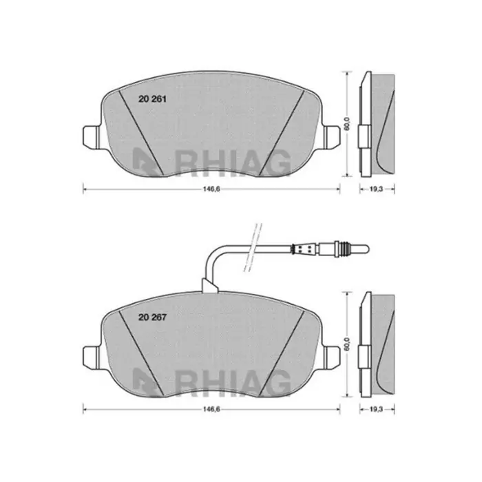 Kit pastiglie freno, Freno a disco BD S438P STARLINE per CITROEN FIAT Vendita Finale
