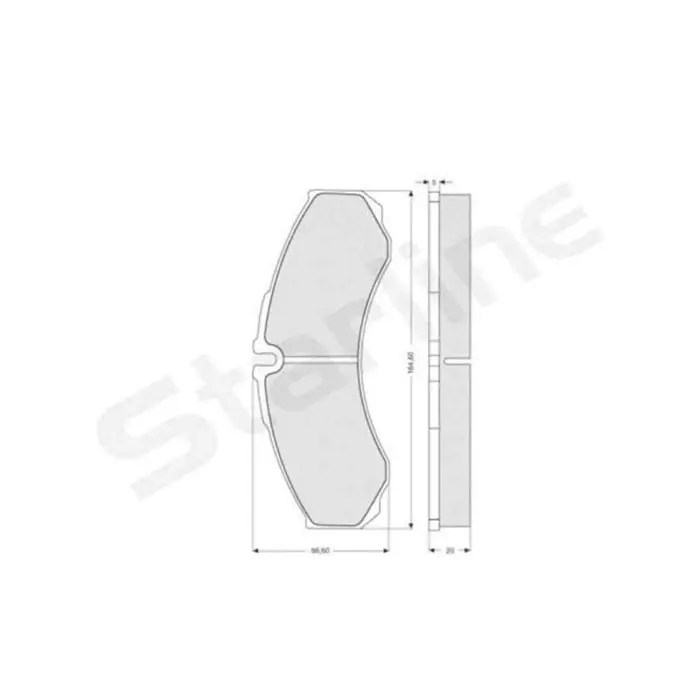 Occasione Kit pastiglie freno, Freno a disco BD S180 STARLINE per RENAULT IVECO