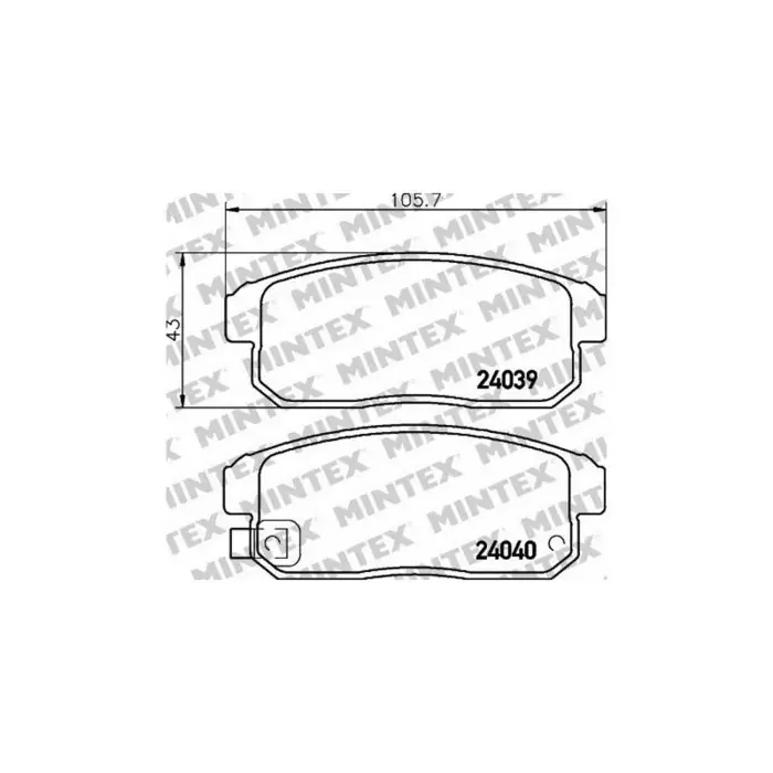 Pastiglie Freno Nissan X-trail 2.0 Fwd 2008 06-2013 11 Mintex Professionale