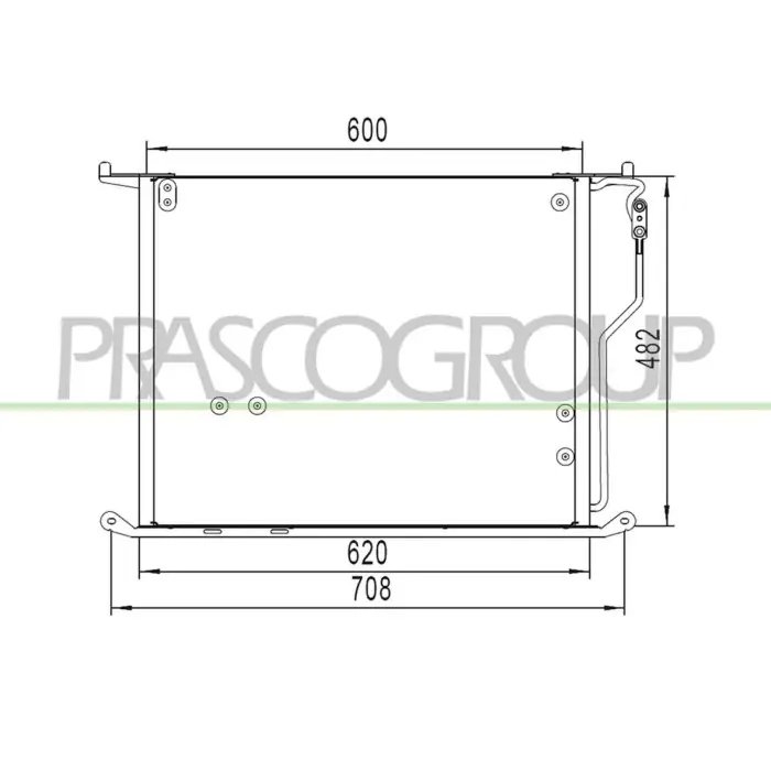 Condensatore Per Mercedes S Class (w220) Dal 1998 Al 2002 Novità