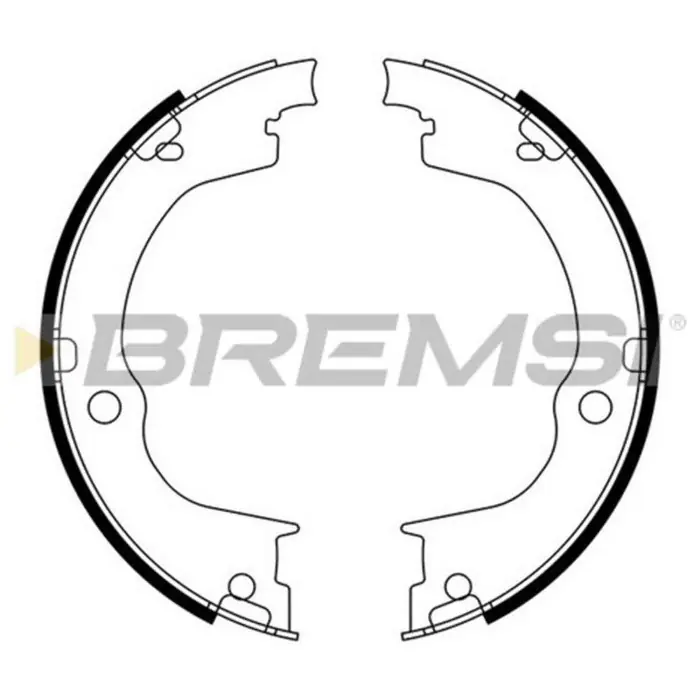 Nuova Collezione Kit Ganasce Freno Stazionamento Posteriore Opel Antara Chevrolet Captiva Gf0360 4804768 S.f. Ate Teves Bremsi