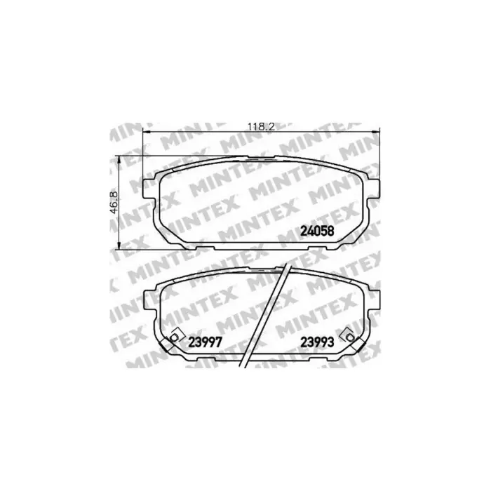 Popolare Pastiglie Freno Renault Laguna I Grandtour 3.0 1996 02-2001 03 Mintex
