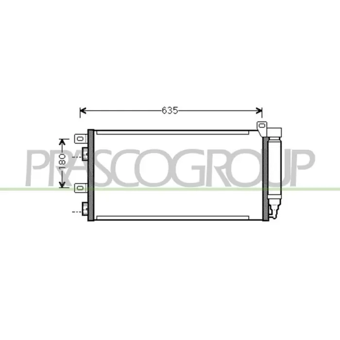 Condensatore Per Mini Mini (bmw) R50/r53/r52 Dal 2001 Al 2004 Spedito Oggi